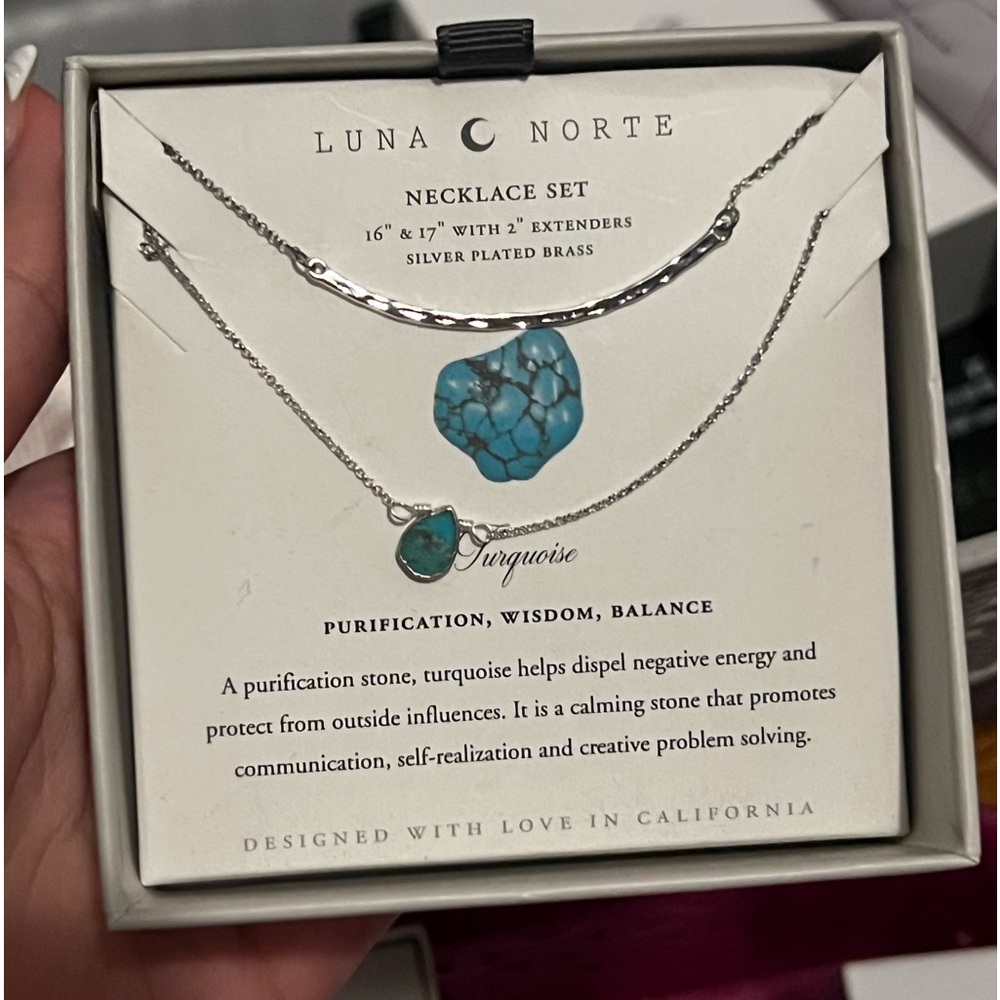 silver necklace